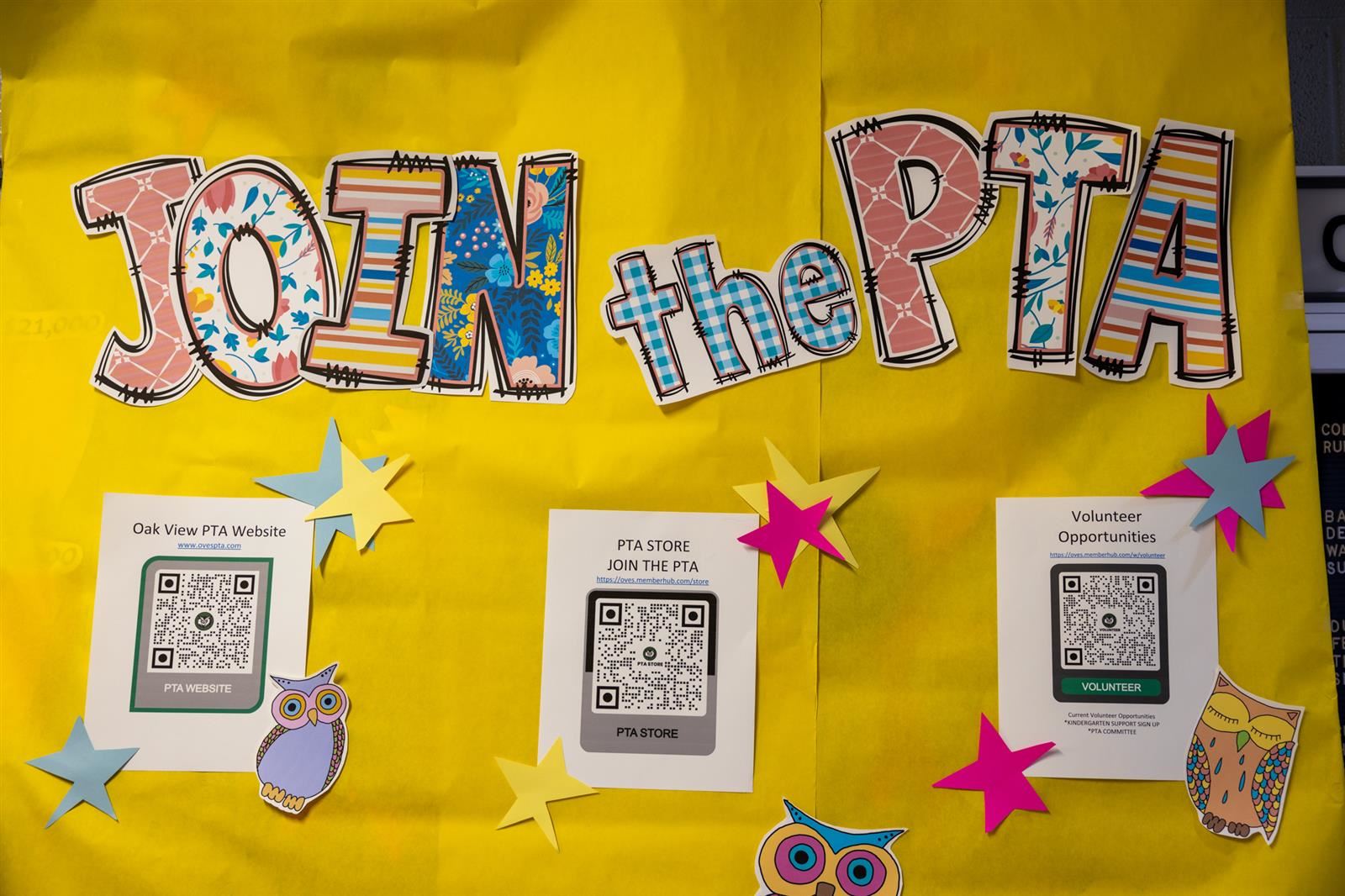 Join the PTA SIgn